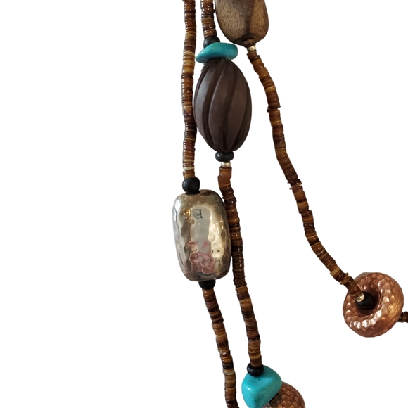 N1569 Retired Silpada Sterling Long Multi-Material Necklace - Picture 11 of 16